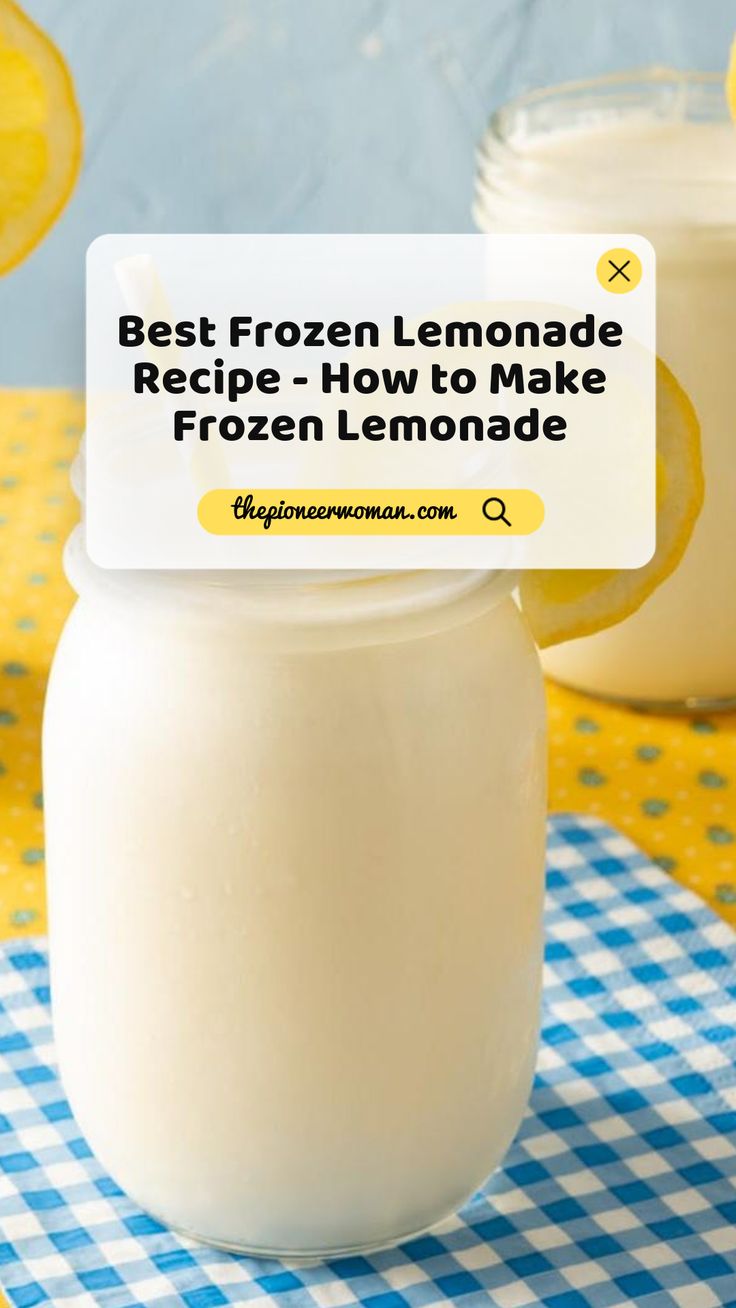 Ultimate Frozen Lemonade: Beat the Heat with 10-Minute Homemade Slush